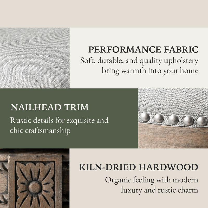 Maven Lane Maven Lane Pullman Stool with Fabric Upholstery