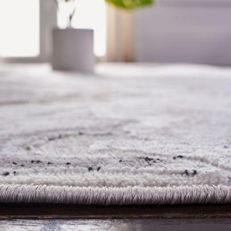 Amelia ALA277 Machine Made Indoor Accent Rug - Grey/Gold - 2'x4' - Safavieh