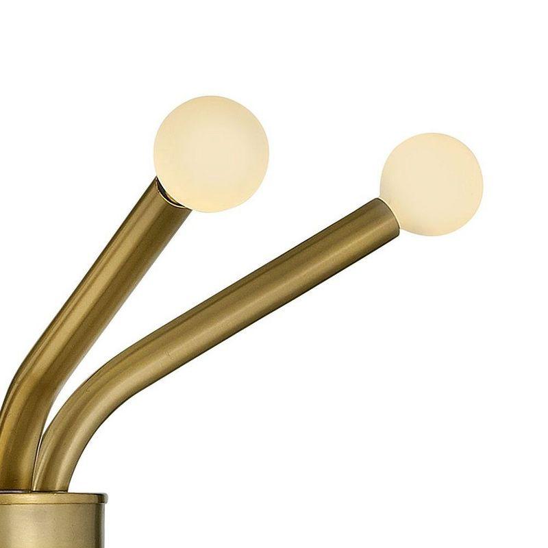 Lark Axton 10 - Light Chandelier in  Lacquered Brass