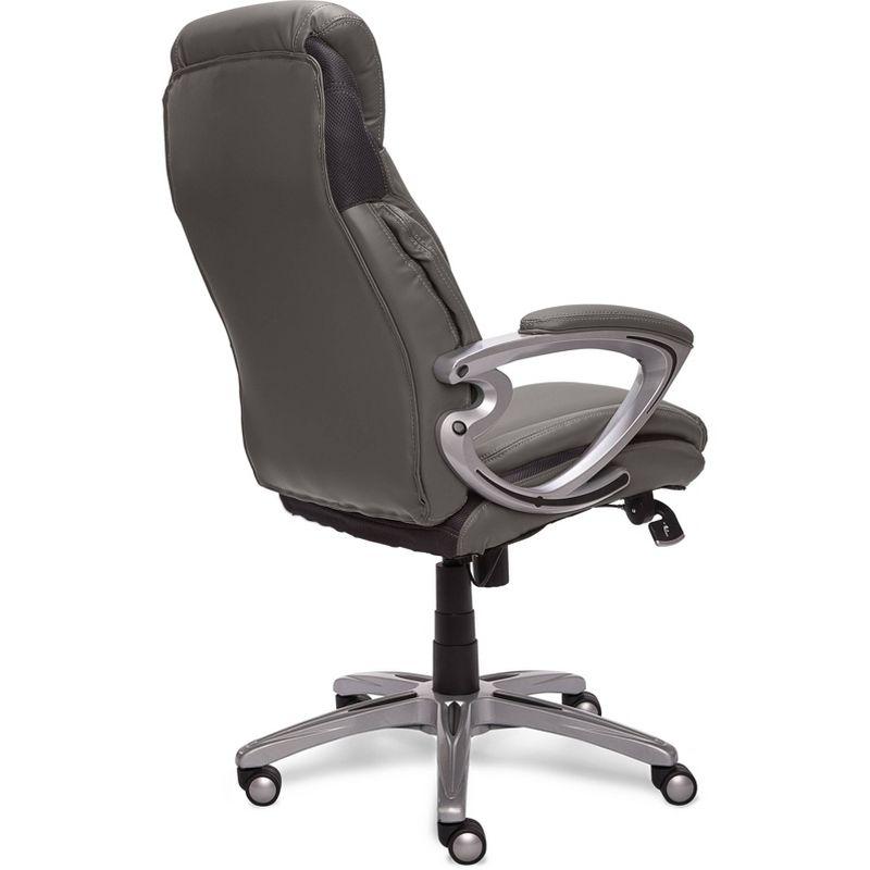 Serta Bryce Executive Office Chair with Patented AIR Lumbar Technology and Layered Body Pillows