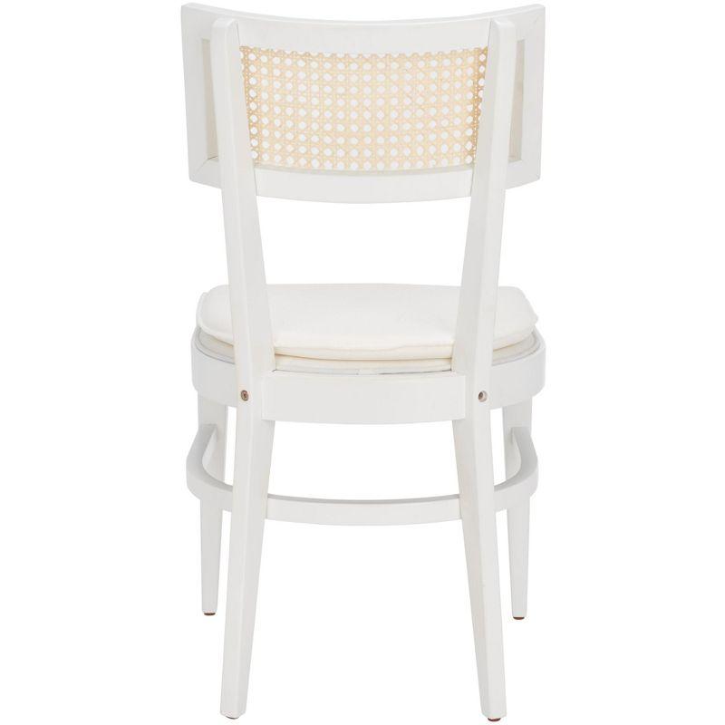 Galway Cane Dining Chair - DCH1007 - White/Natural - Safavieh