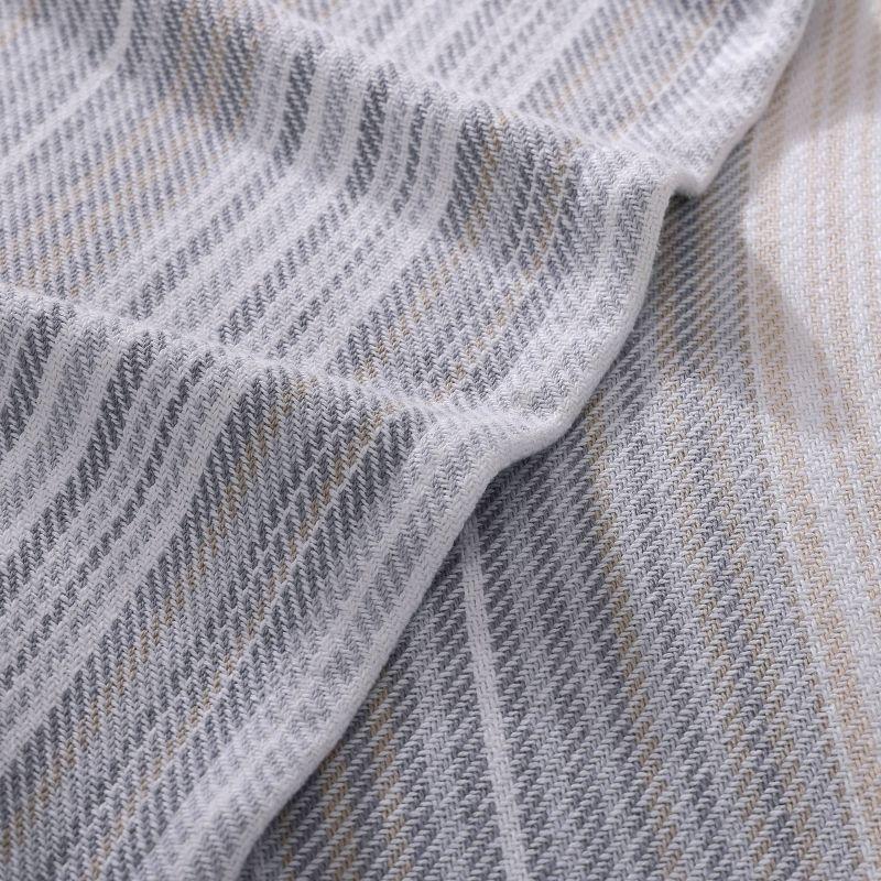 King Dune Cotton Reversible Striped Blanket