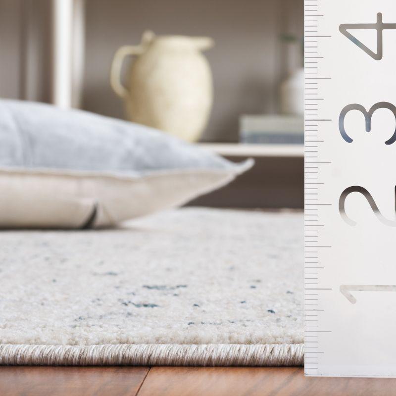 Antique Patina ANP656 Machine Made Loomed Area Rug - Ivory/Blue - 9'-0" x 11'-6" - Safavieh