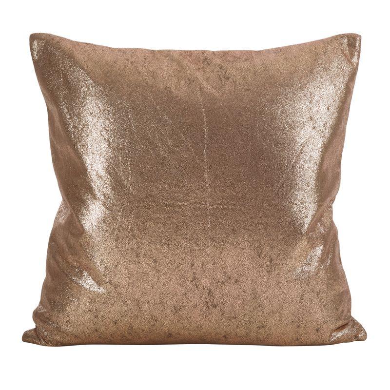 20"x20" Shimmering Metallic Design Down Filled Throw Pillow - Saro Lifestyle