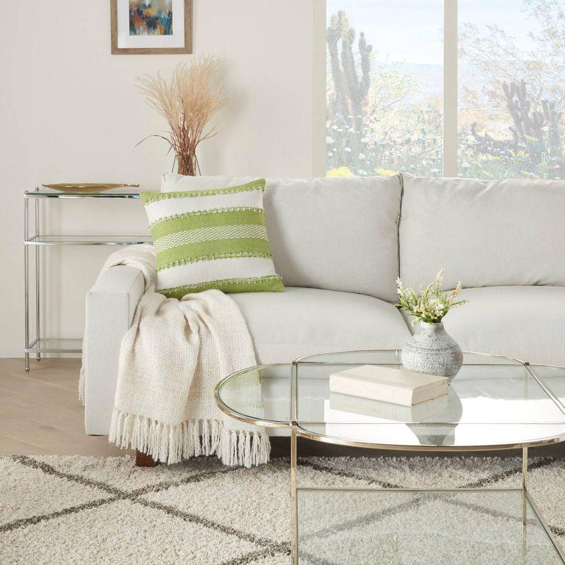 Mina Victory Striped Throw Pillow