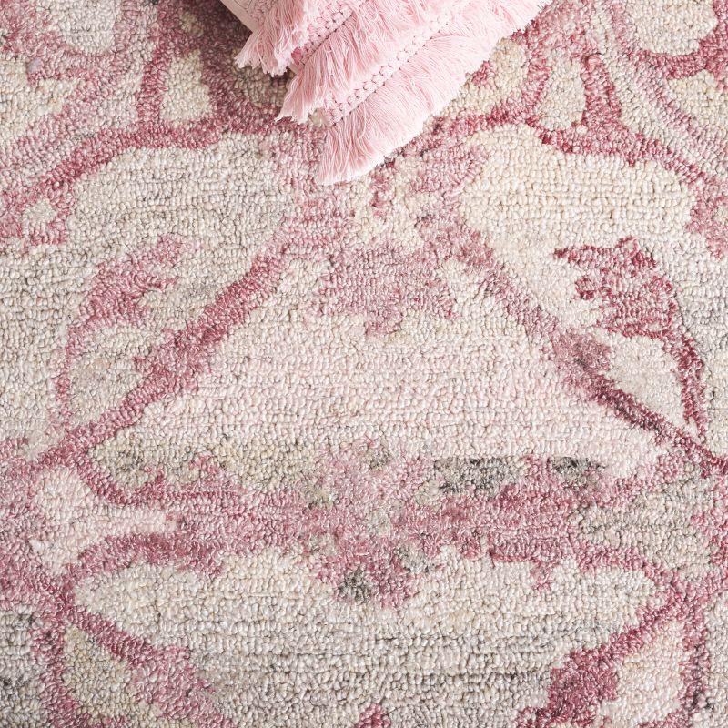Anatolia AN401 Handmade Tufted Area Rug - Light Pink - 8' X 10' - Safavieh