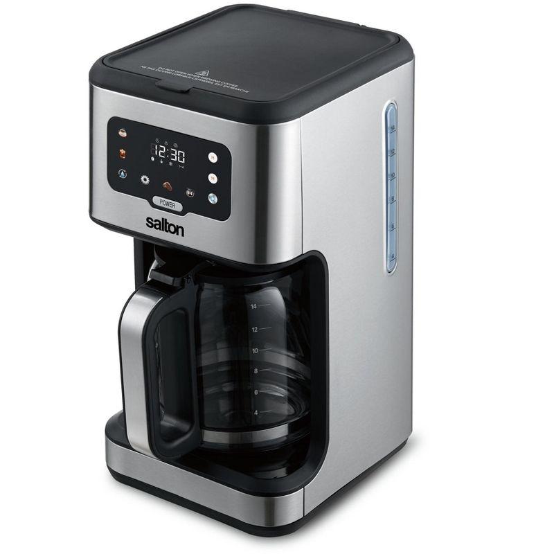 Salton Stainless Steel Digital Coffee Maker - 14 Cup