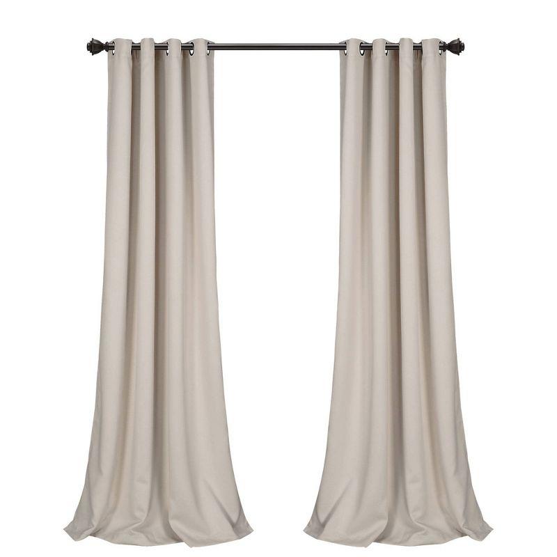 Lush Decor Insulated Polyester Blackout Curtain Pair (Set of 2)