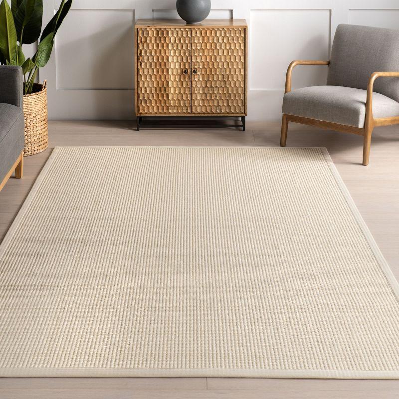 Nuloom Monica Geometric Wool Indoor Area Rug, Runner 2' 6" x 8', Ivory