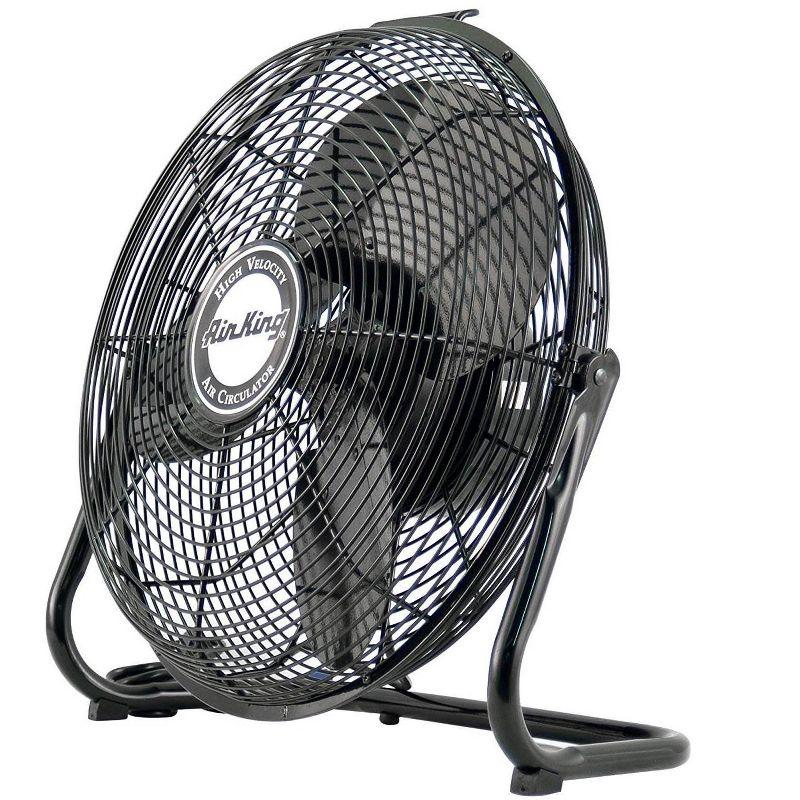 Air King 3-Speed Indoor Industrial Open Motor Pivoting Floor Fan