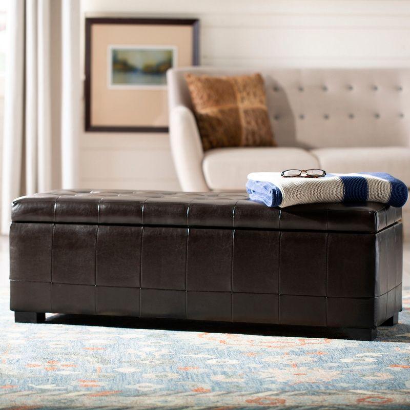 Large Manhattan Storage Bench  - Safavieh