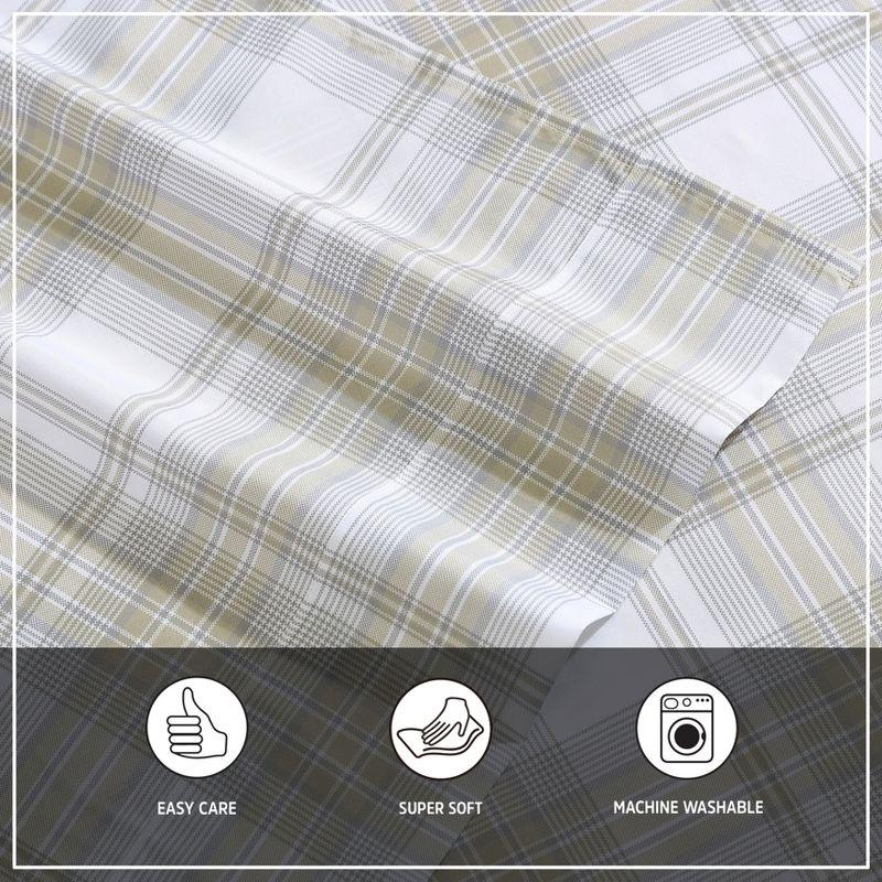 Wrangler Dayton Valley Plaid Beige Sheet Set