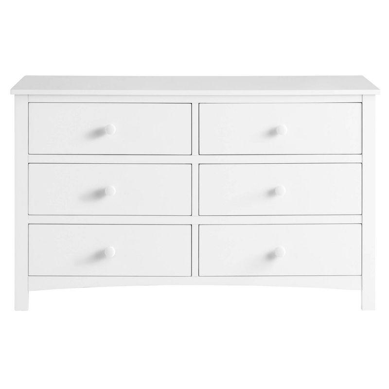 Snow White Double Dresser with Extra Deep Drawers