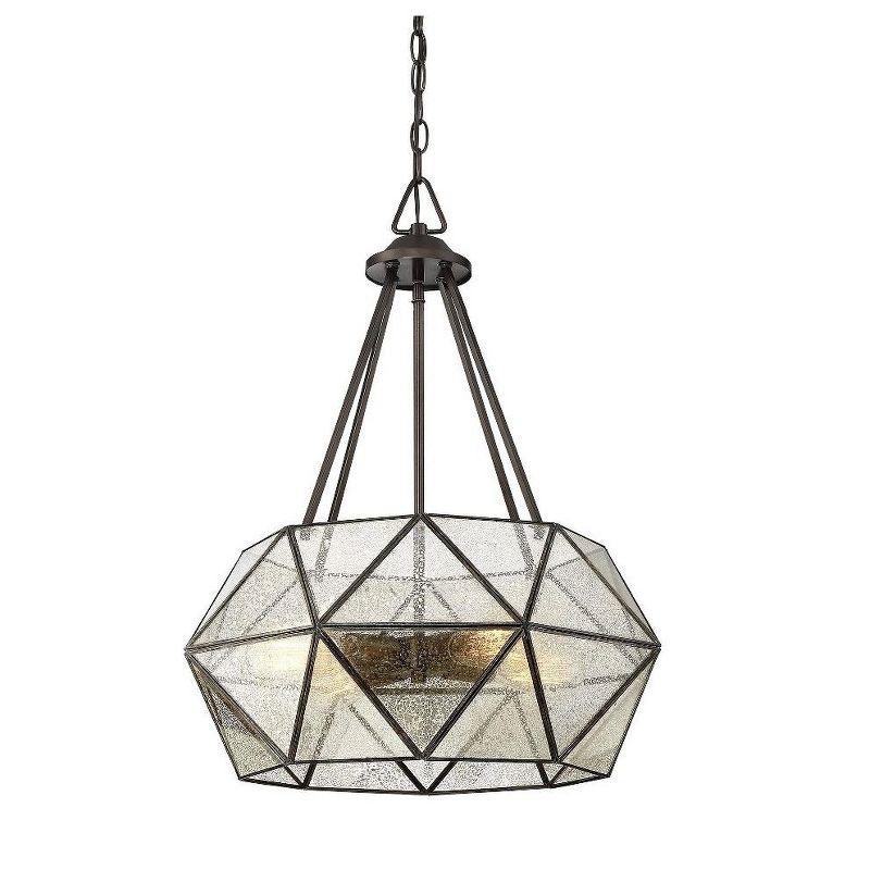 Sky 4 Light Metal Dimmable Geometric Chandelier