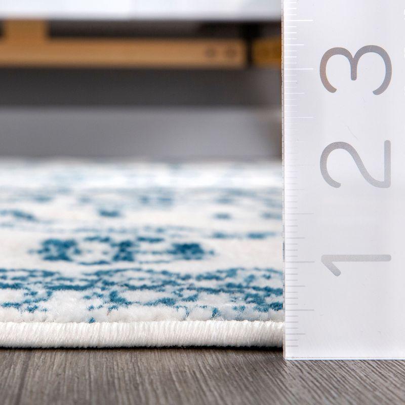 Nuloom Frances Moroccan 3x5 Accent Indoor Area Rug for Living Room Bedroom Dining Room Entryway, Blue