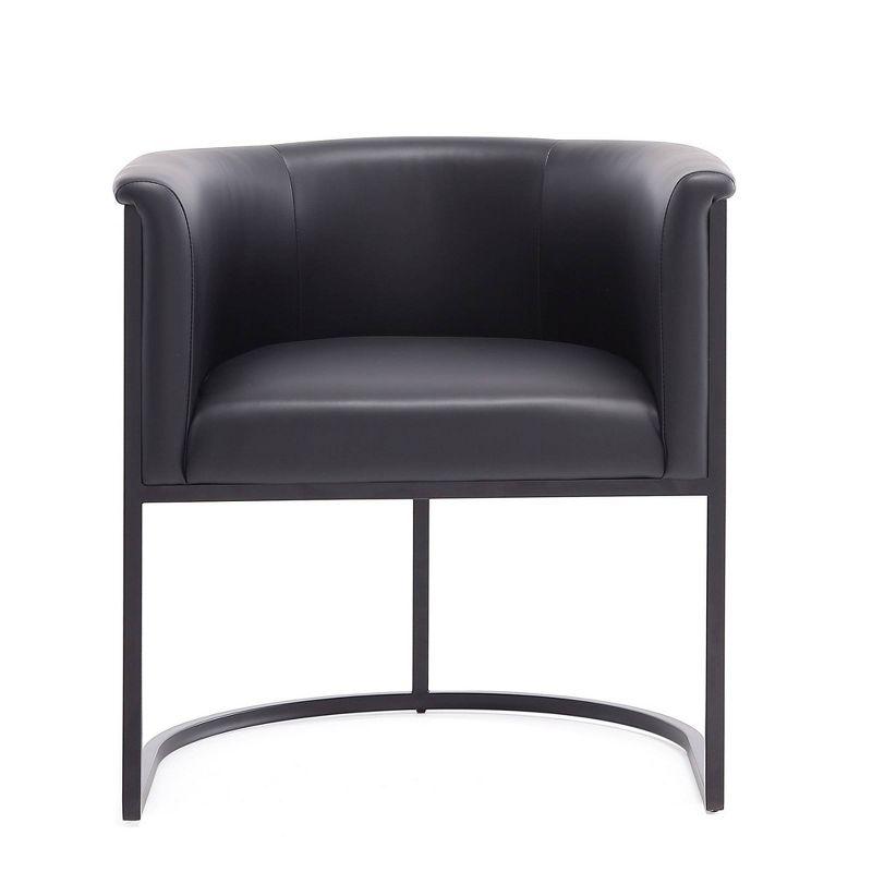 Ceets Bali Saddle And Black Faux Leather Dining Chair (Set Of 2) (Set of 2)
