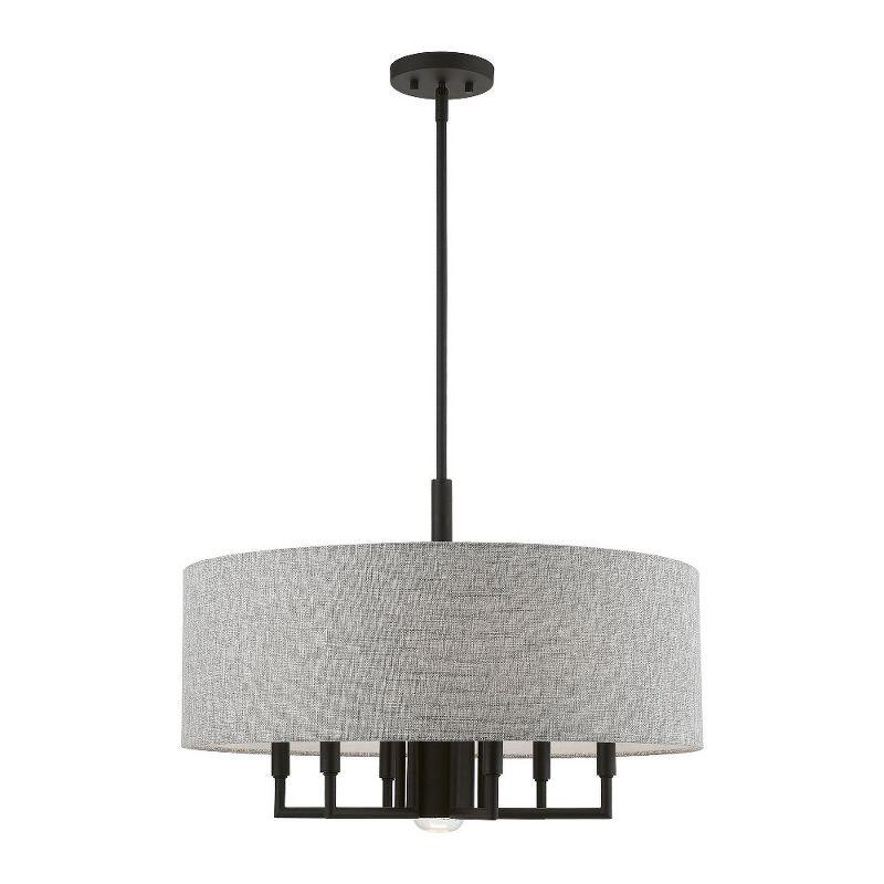 Livex Lighting Dakota 7 - Light Pendant in  Black