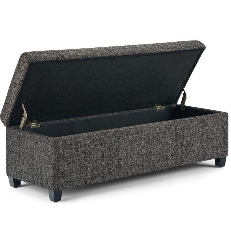 Simpli Home Avalon Storage Ottoman Bench,Assembled