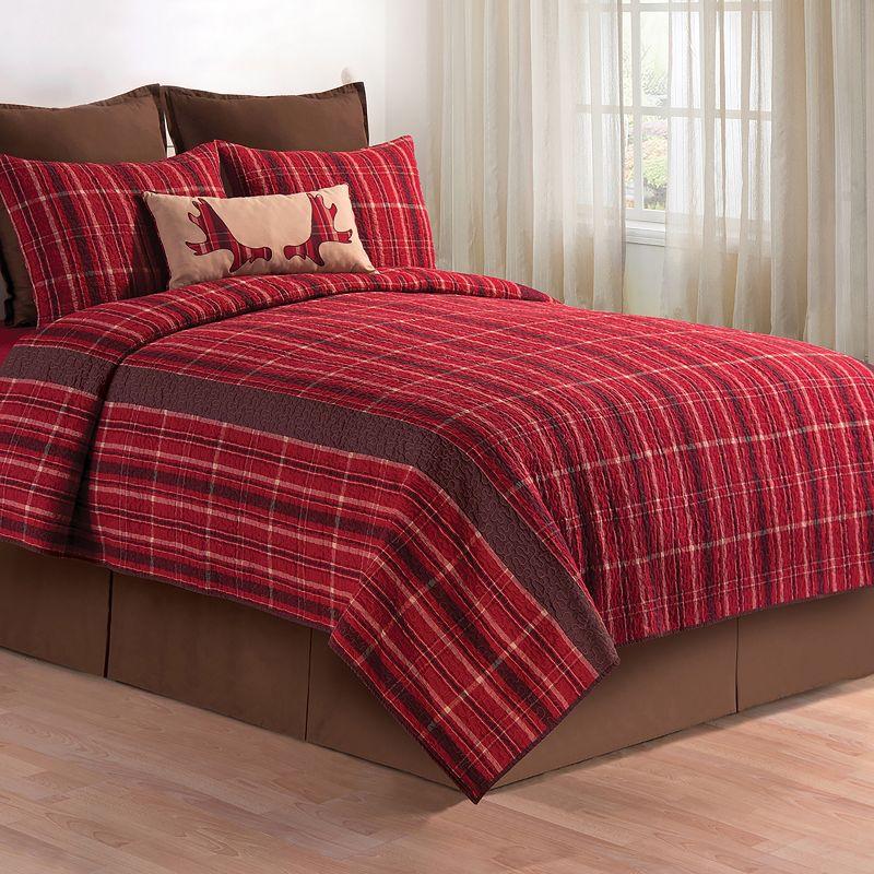 C&F Home Collin Red King Quilt