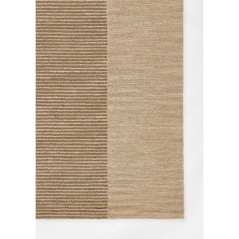 Archer Beige Rectangular Handtufted Wool and Viscose Rug