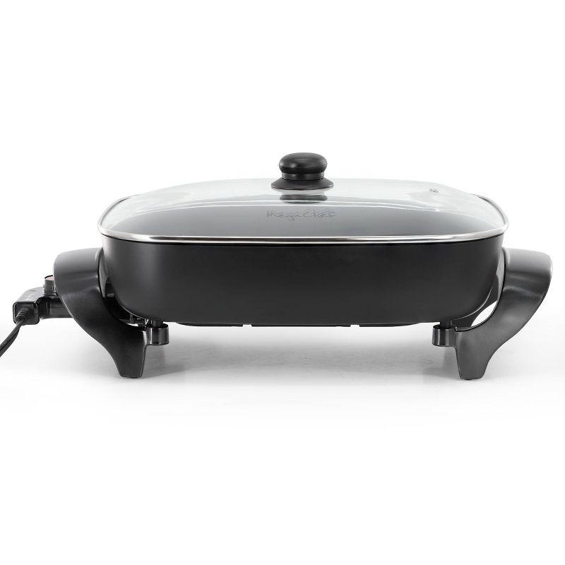 MegaChef MegaChef 14.96 Inch Electric Fry Pan with Non-Stick Coating