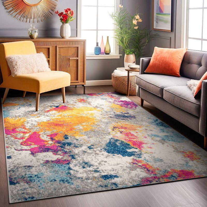 World Rug Gallery Abstract Contemporary Area Rug