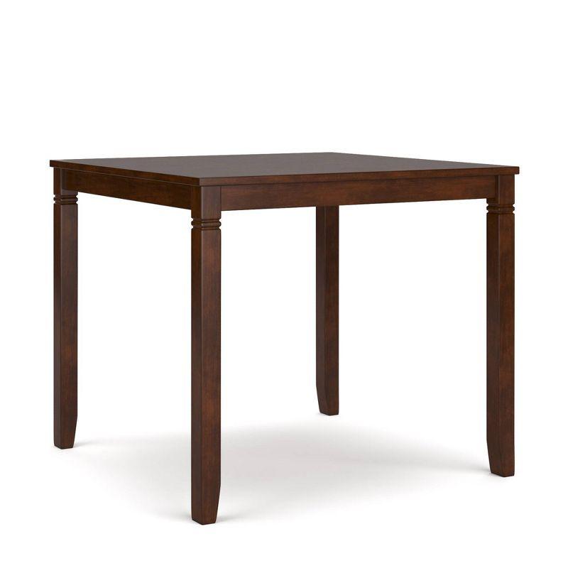 Bennox Counter Height Dining Table Set Brown: Faux Leather Stools, 5-Piece - Signature Design by Ashley