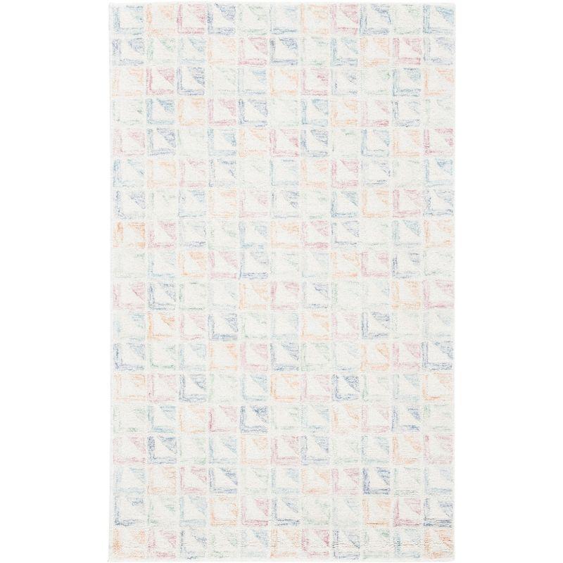 Rodeo Drive RD102 Hand Tufted Area Rug - Ivory/Blue - 3'x5' - Safavieh.