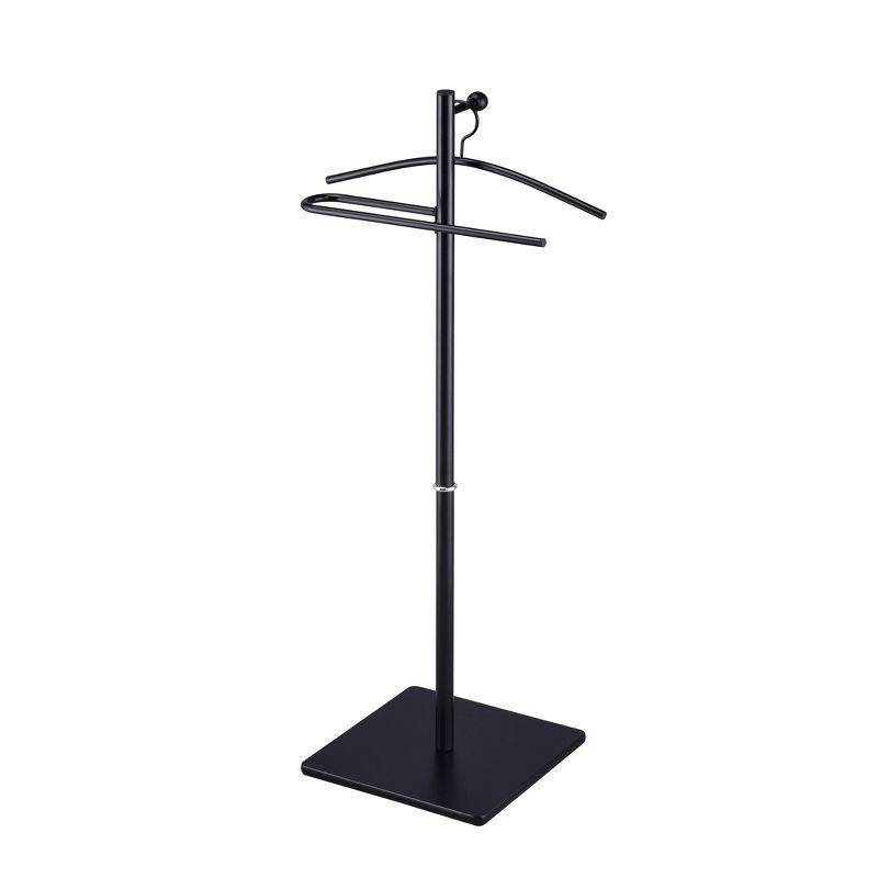 Kumo Freestanding Metal Organizer with Removable Hanger Trouser Bar Valet Stand - Proman Products