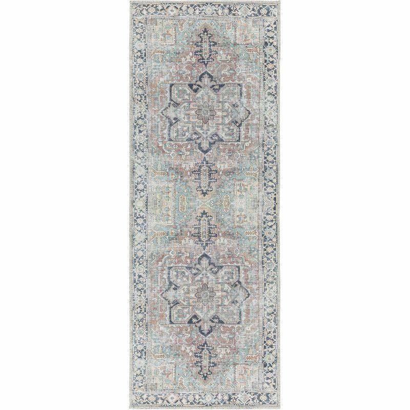 Hauteloom Rectangle Area Rug   Brick Red