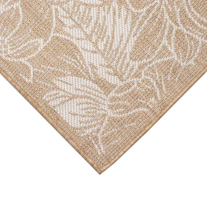 Liora Manne Carmel Botanical Indoor/Outdoor Rug Sand 7'10" x 9'10"
