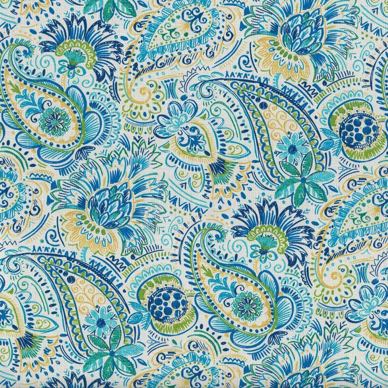 Pillow Perfect Gilford Paisley Indoor/Outdoor Reversible Throw Pillow (Set of 2)