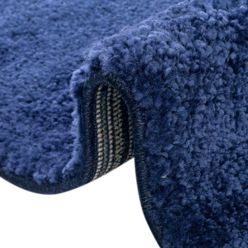 Unique Loom 10' 0 x 13' 0 Solo Calabasas Navy Blue Area Rug