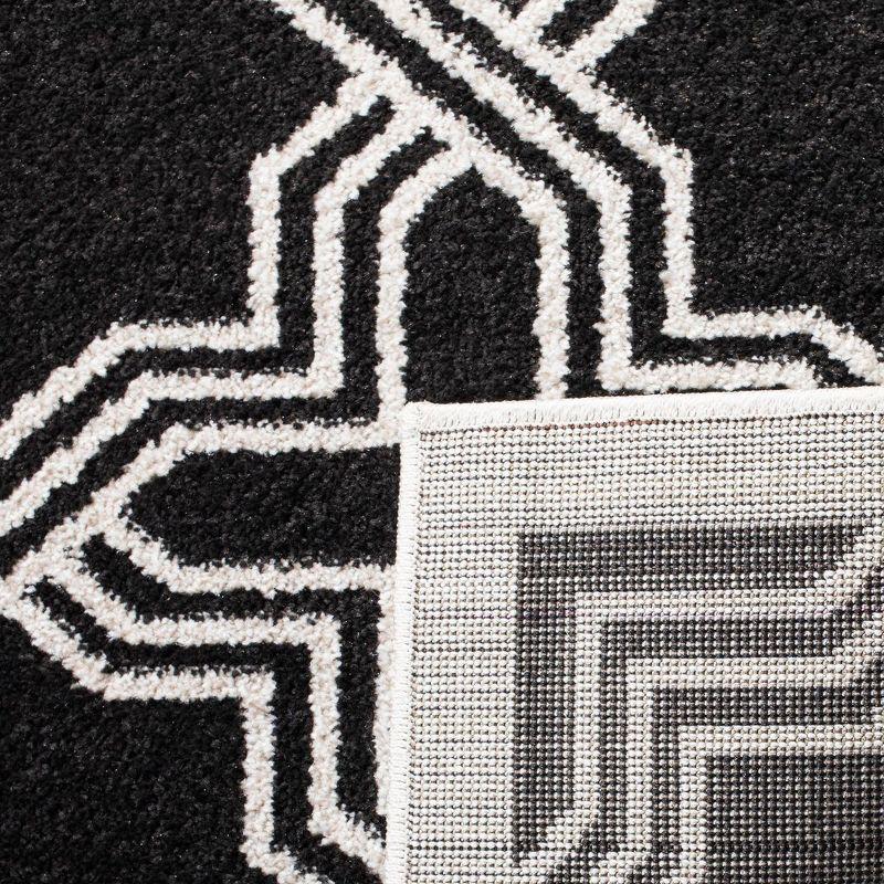 Amherst AMT413 Power Loomed Runner Rug - Anthracite/Ivory - 2'3"x7' - Safavieh.