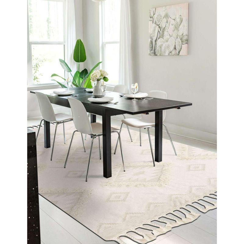 Unique Loom 8' 0 x 10' 0 Mesa Papago Ivory Area Rug