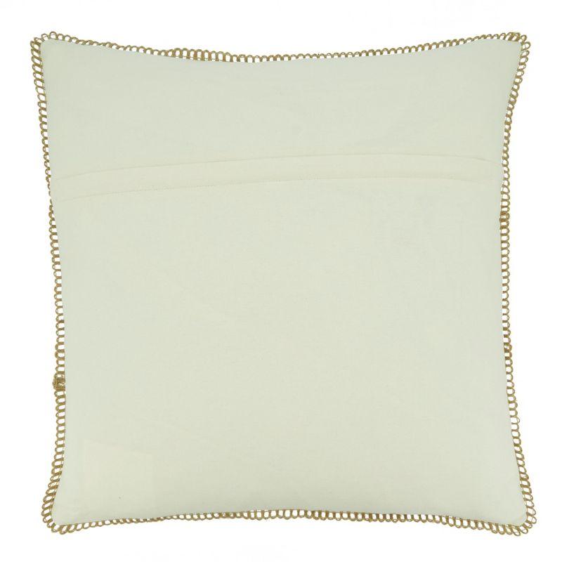 Saro Harbor Collection Cotton Throw Pillow