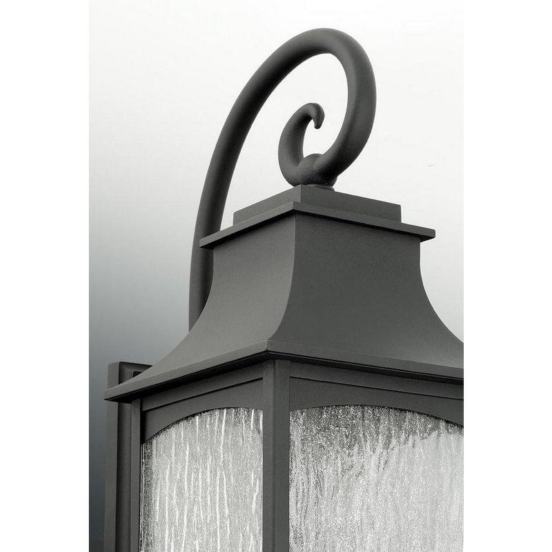 Progress Lighting Maison 1-Light Outdoor Wall Lantern in Oil Rubbed Bronze with Clear Water Seeded Glass