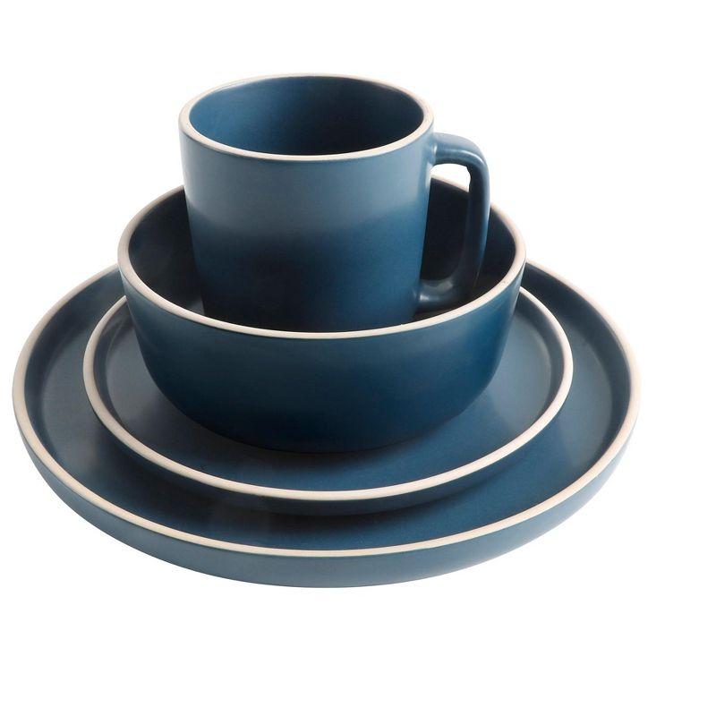Zuma 16 Piece Dinnerware Set, Service for 4