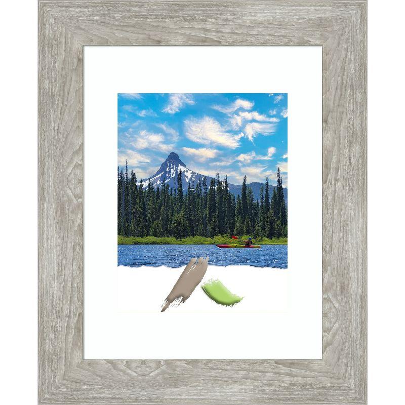 Dove Greywash Narrow Wood Wall Picture Frame 11x14