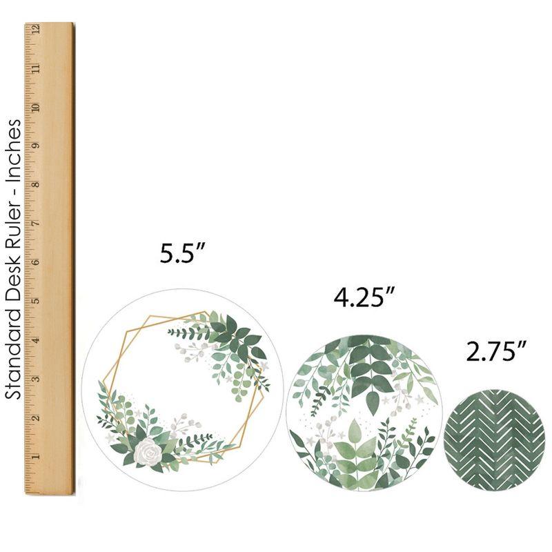 Big Dot of Happiness Boho Botanical - Greenery Party Decor and Confetti - Terrific Table Centerpiece Kit - Set of 30