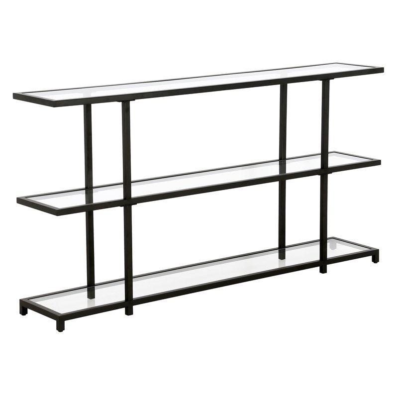 55 in. Black Bronze Console Table - Henn&Hart