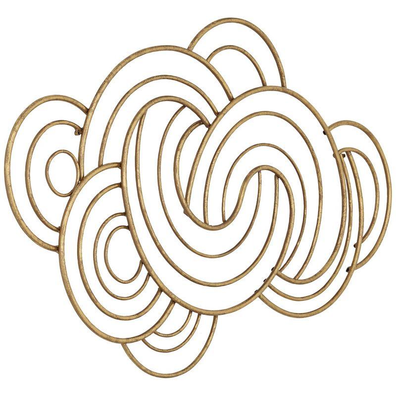 Dahlia Studios Gold Metal Arch Weave 43 1/4" Wide Metal Wall Art