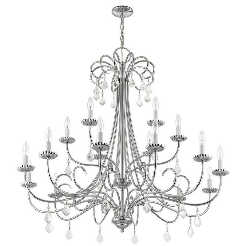 Livex Lighting Daphne 18 - Light Chandelier in  Polished Chrome