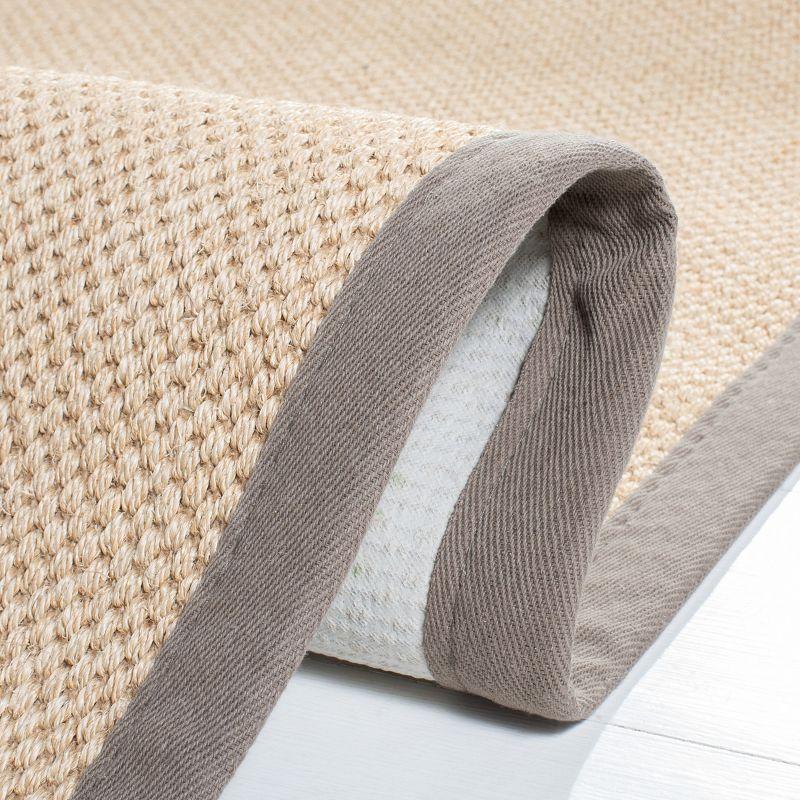 Natural Fiber NF141 Power Loomed Indoor Accent Rug - Maize/Brown - 2'x3' - Safavieh.