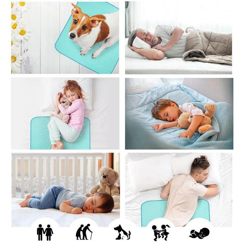 IMPROVIA® Washable Underpads, Heavy Absorbency Bedwetting Incontinence Pads for Kids, Adults, & Pets - Waterproof Pad for Bed, Couch, Sofa, Floor