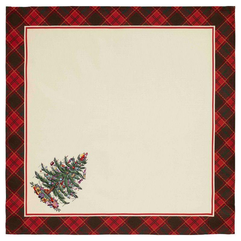 Christmas Tree Tartan Napkins