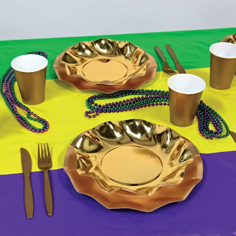 Beistle Mardi Gras Table Roll, 40" x 100', (1/Pkg) Multicolored