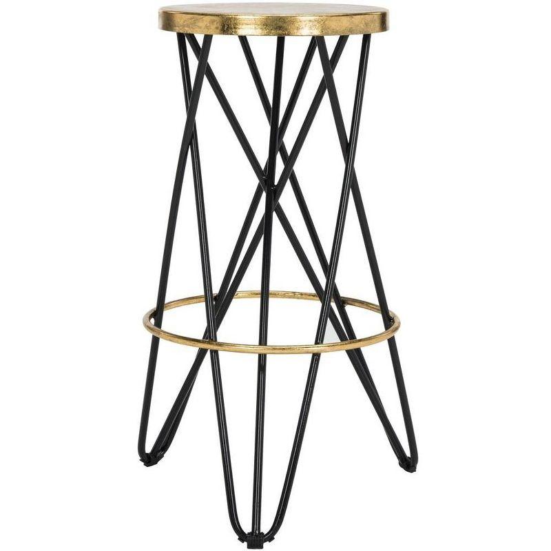 Lorna Gold Leaf Bar Stool  - Safavieh