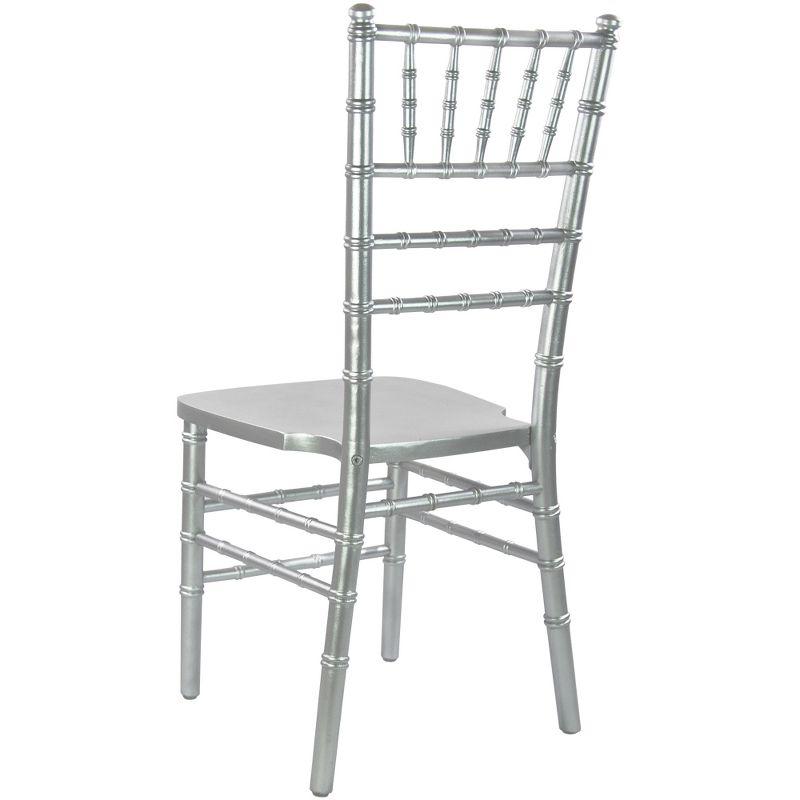 Gray Hardwood Chiavari Chair with Steel Reinforcement