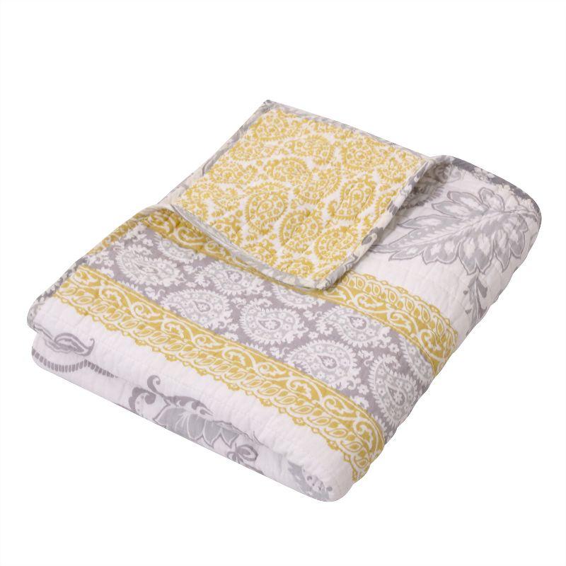 St. Claire Quilted Throw  - Multicolor - Levtex Home